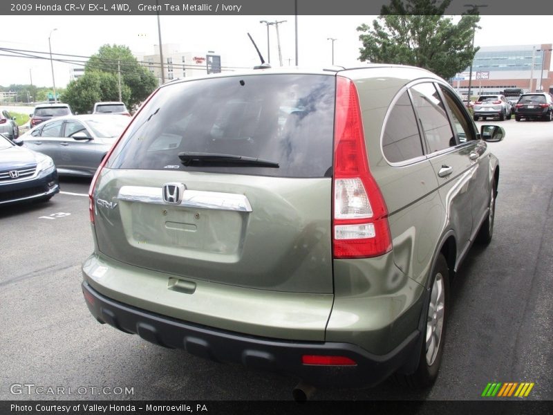 Green Tea Metallic / Ivory 2009 Honda CR-V EX-L 4WD