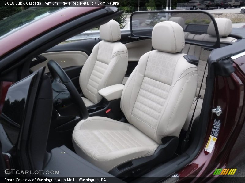 Front Seat of 2018 Cascada Premium