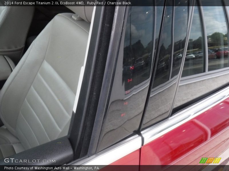 Ruby Red / Charcoal Black 2014 Ford Escape Titanium 2.0L EcoBoost 4WD