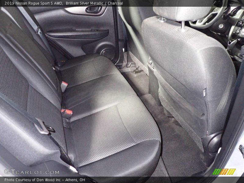 Brilliant Silver Metallic / Charcoal 2019 Nissan Rogue Sport S AWD