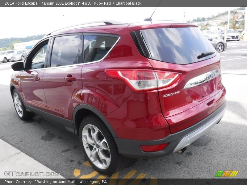 Ruby Red / Charcoal Black 2014 Ford Escape Titanium 2.0L EcoBoost 4WD
