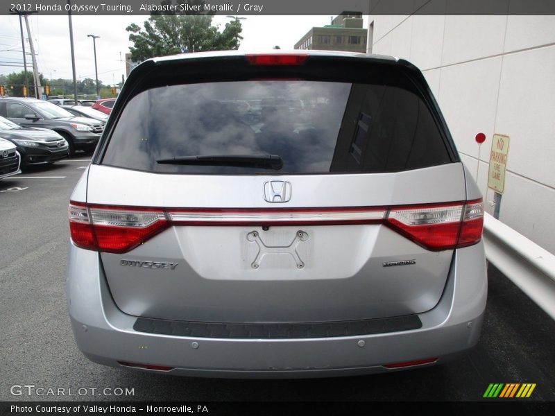 Alabaster Silver Metallic / Gray 2012 Honda Odyssey Touring