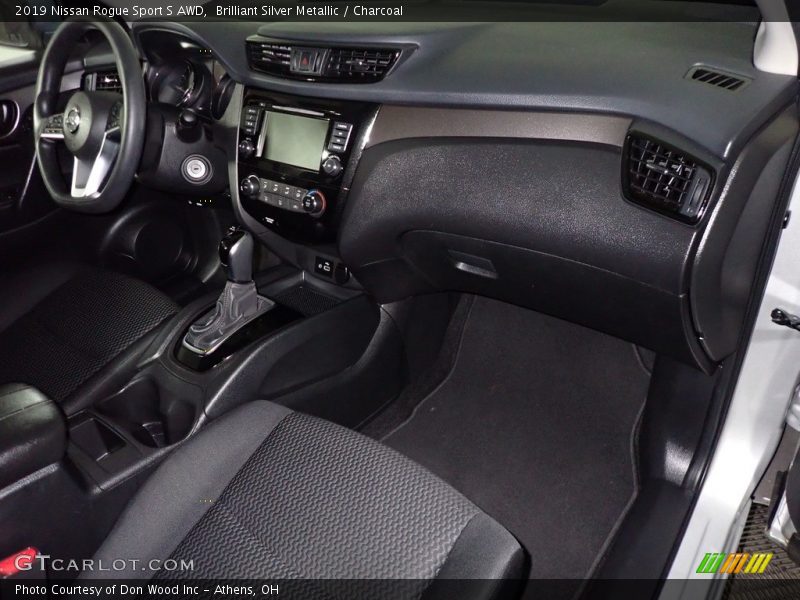 Brilliant Silver Metallic / Charcoal 2019 Nissan Rogue Sport S AWD