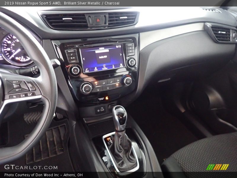 Brilliant Silver Metallic / Charcoal 2019 Nissan Rogue Sport S AWD