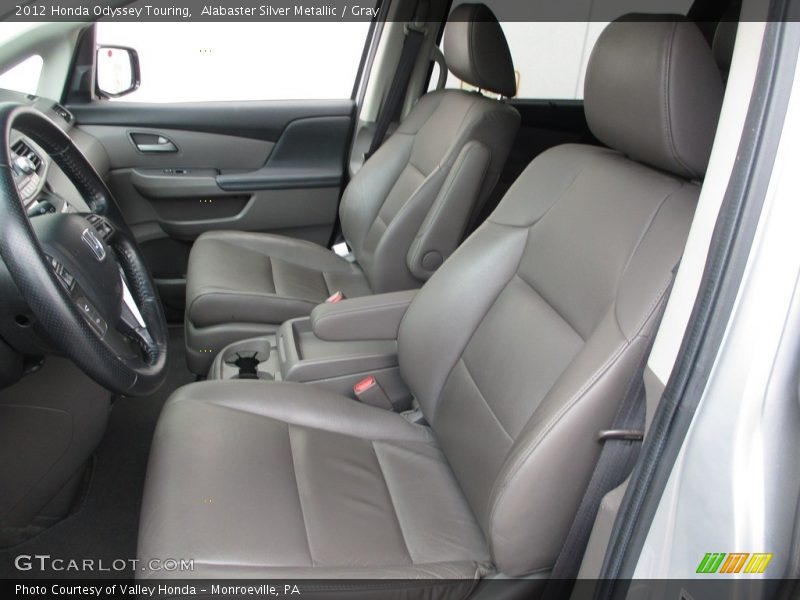 Alabaster Silver Metallic / Gray 2012 Honda Odyssey Touring