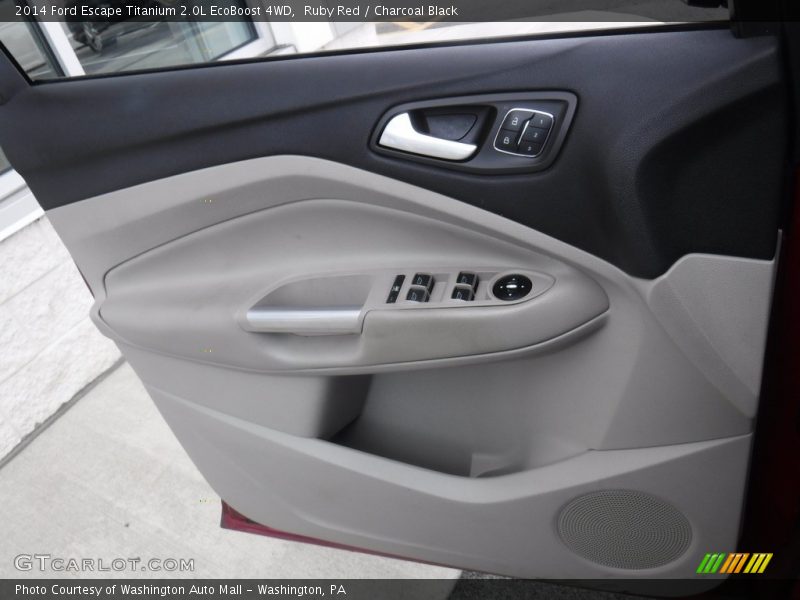 Ruby Red / Charcoal Black 2014 Ford Escape Titanium 2.0L EcoBoost 4WD