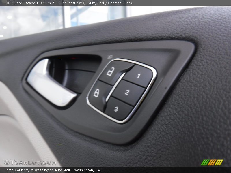 Ruby Red / Charcoal Black 2014 Ford Escape Titanium 2.0L EcoBoost 4WD