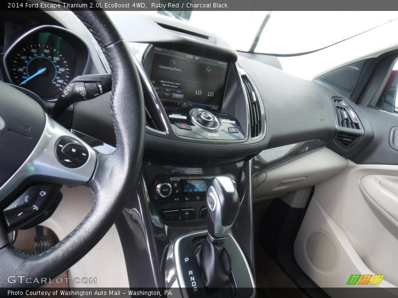 Ruby Red / Charcoal Black 2014 Ford Escape Titanium 2.0L EcoBoost 4WD