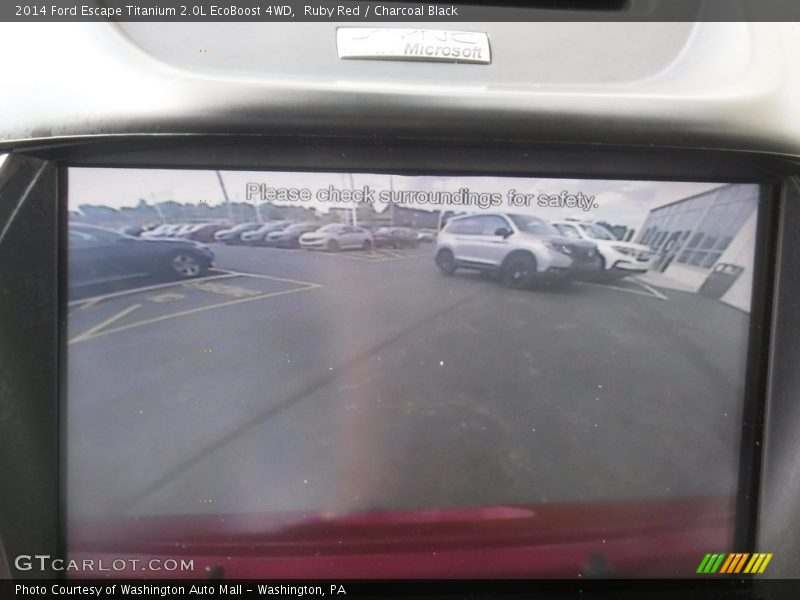 Ruby Red / Charcoal Black 2014 Ford Escape Titanium 2.0L EcoBoost 4WD