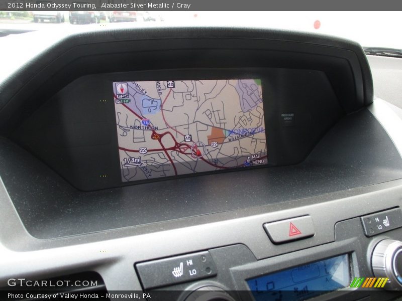 Alabaster Silver Metallic / Gray 2012 Honda Odyssey Touring