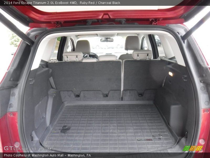 Ruby Red / Charcoal Black 2014 Ford Escape Titanium 2.0L EcoBoost 4WD