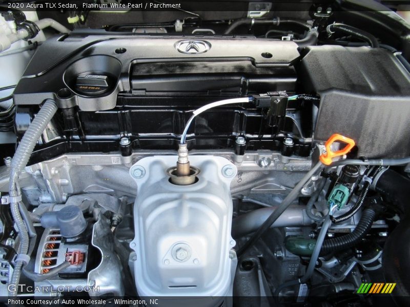 Platinum White Pearl / Parchment 2020 Acura TLX Sedan