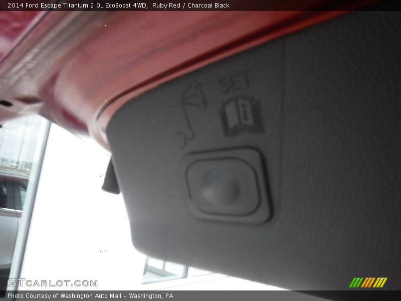 Ruby Red / Charcoal Black 2014 Ford Escape Titanium 2.0L EcoBoost 4WD