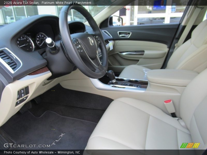 Platinum White Pearl / Parchment 2020 Acura TLX Sedan