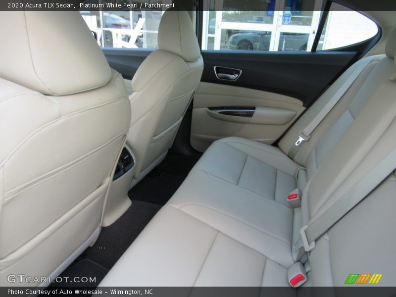 Platinum White Pearl / Parchment 2020 Acura TLX Sedan