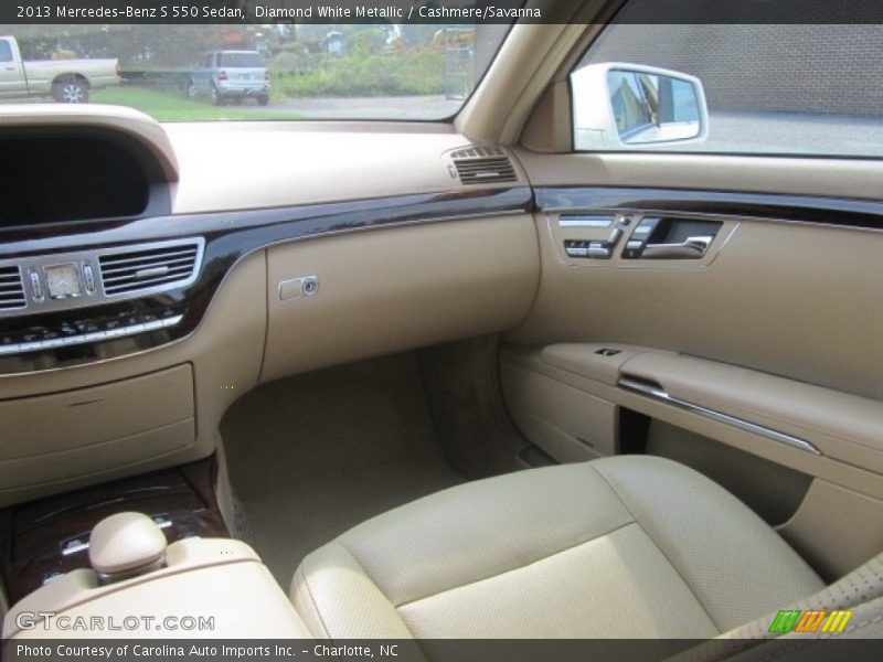 Diamond White Metallic / Cashmere/Savanna 2013 Mercedes-Benz S 550 Sedan