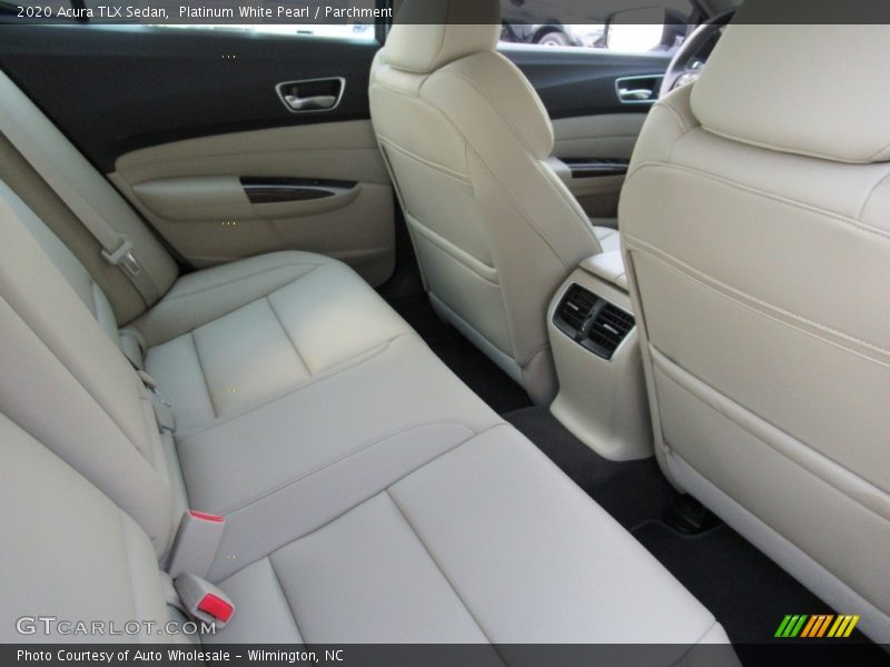 Platinum White Pearl / Parchment 2020 Acura TLX Sedan