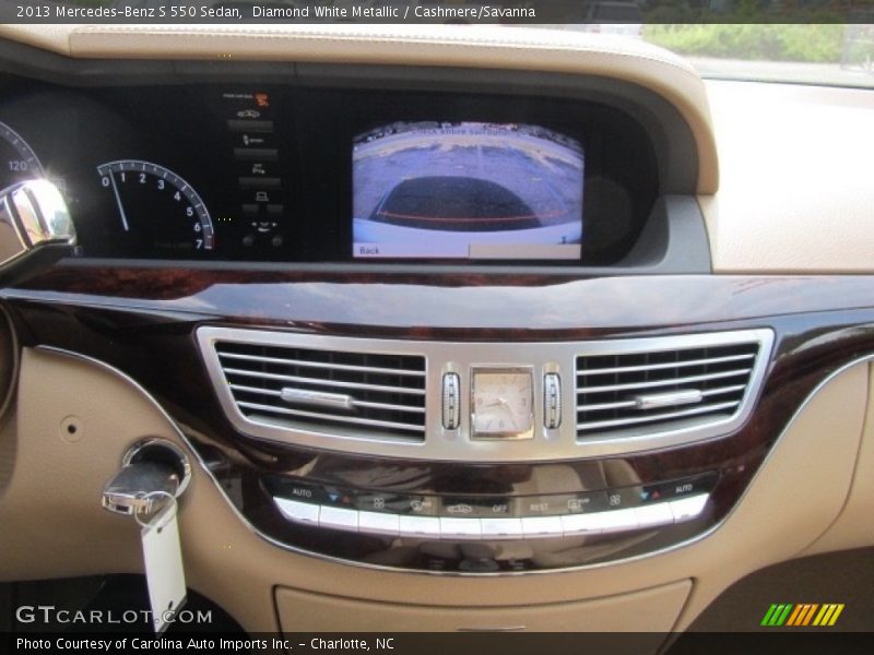 Diamond White Metallic / Cashmere/Savanna 2013 Mercedes-Benz S 550 Sedan