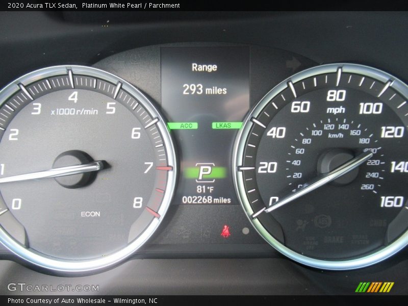 Platinum White Pearl / Parchment 2020 Acura TLX Sedan
