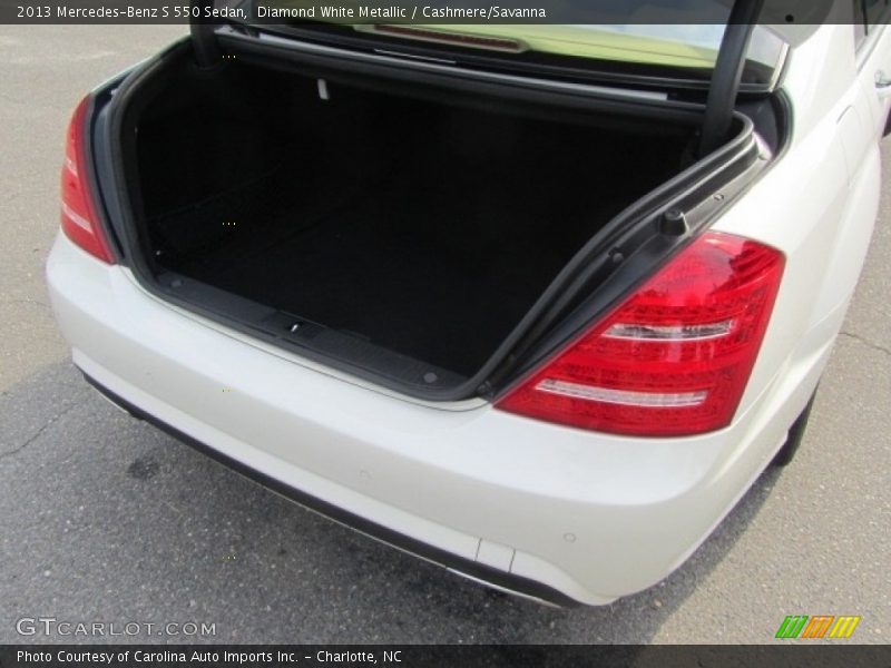 Diamond White Metallic / Cashmere/Savanna 2013 Mercedes-Benz S 550 Sedan