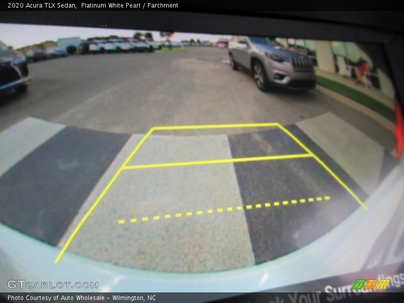 Platinum White Pearl / Parchment 2020 Acura TLX Sedan