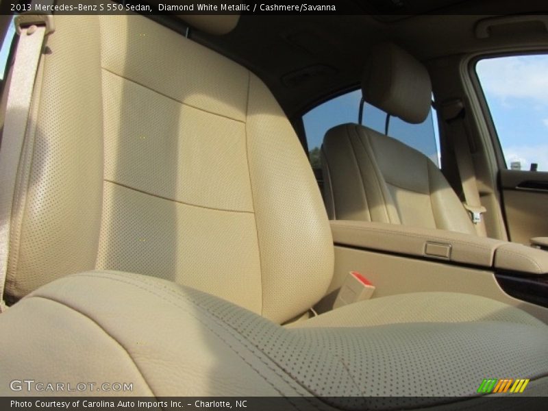 Diamond White Metallic / Cashmere/Savanna 2013 Mercedes-Benz S 550 Sedan