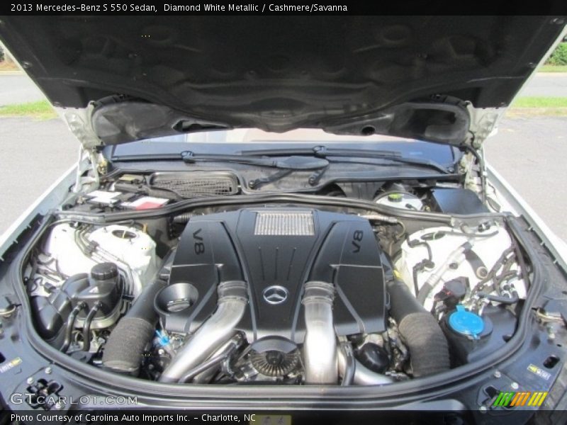 Diamond White Metallic / Cashmere/Savanna 2013 Mercedes-Benz S 550 Sedan