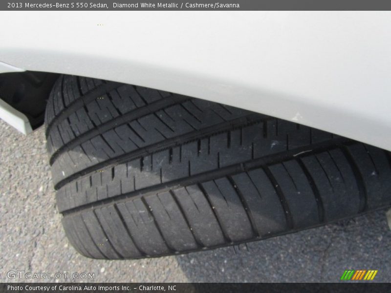 Diamond White Metallic / Cashmere/Savanna 2013 Mercedes-Benz S 550 Sedan