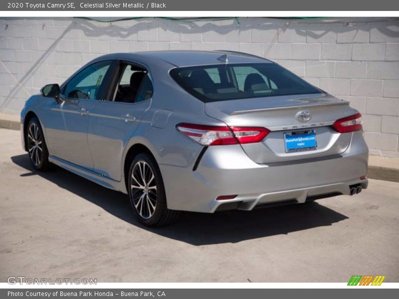 Celestial Silver Metallic / Black 2020 Toyota Camry SE
