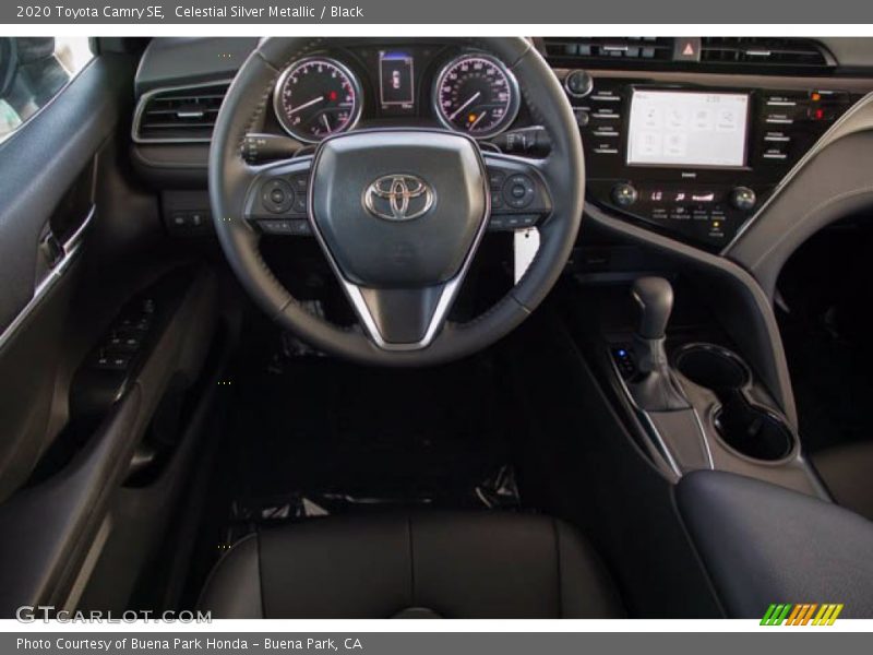 Celestial Silver Metallic / Black 2020 Toyota Camry SE