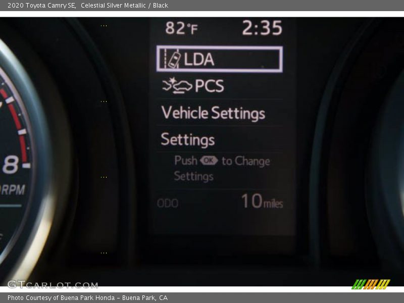 Celestial Silver Metallic / Black 2020 Toyota Camry SE