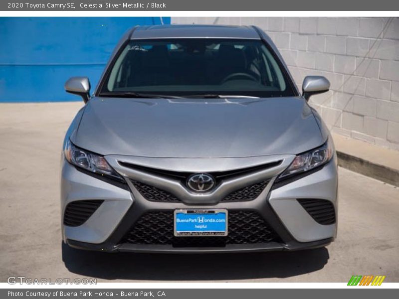 Celestial Silver Metallic / Black 2020 Toyota Camry SE