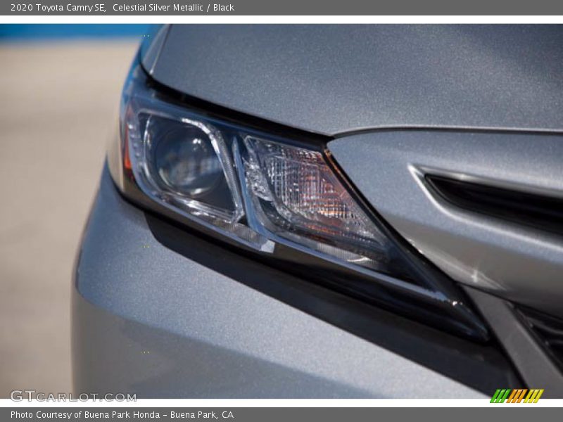 Celestial Silver Metallic / Black 2020 Toyota Camry SE