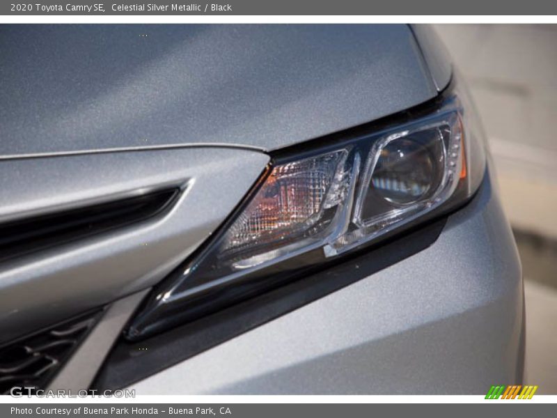 Celestial Silver Metallic / Black 2020 Toyota Camry SE