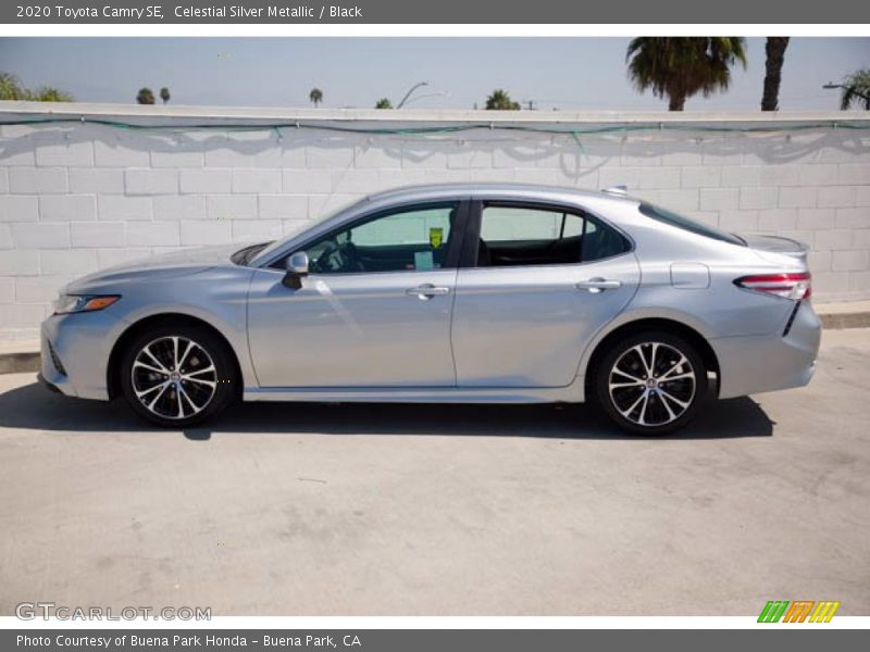 Celestial Silver Metallic / Black 2020 Toyota Camry SE