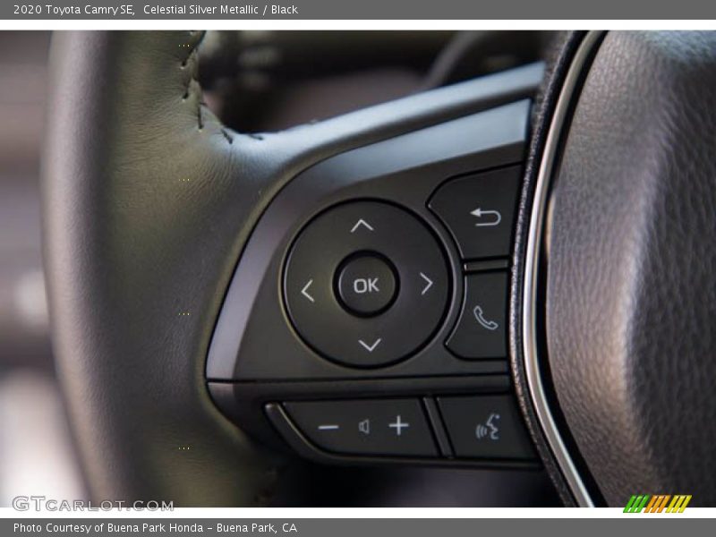 Celestial Silver Metallic / Black 2020 Toyota Camry SE