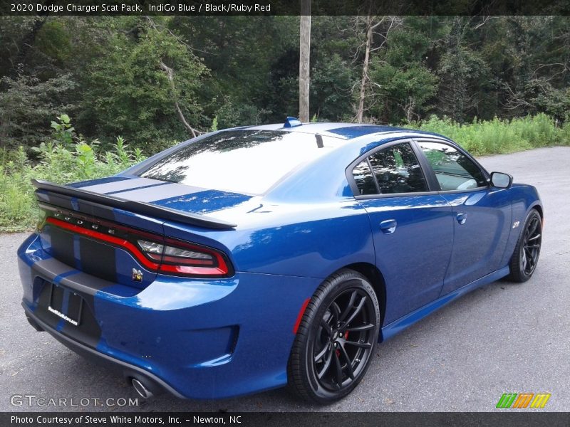 IndiGo Blue / Black/Ruby Red 2020 Dodge Charger Scat Pack