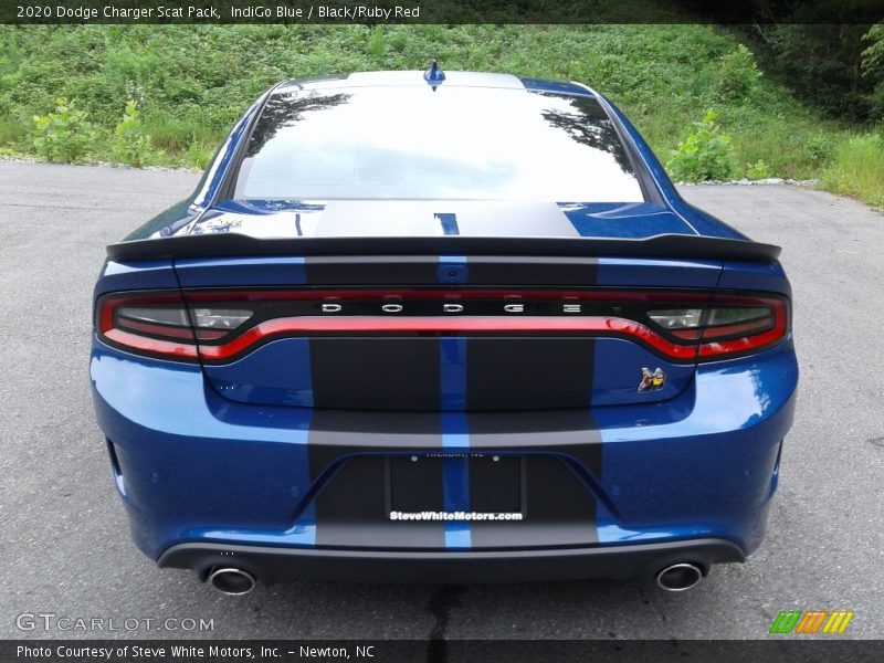 IndiGo Blue / Black/Ruby Red 2020 Dodge Charger Scat Pack