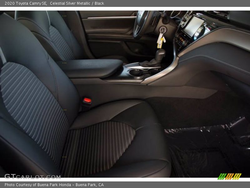 Celestial Silver Metallic / Black 2020 Toyota Camry SE