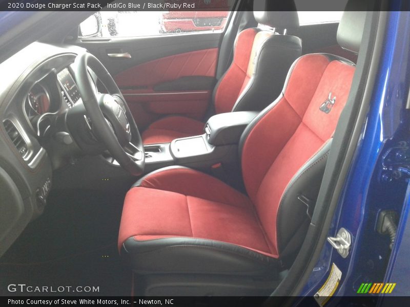 IndiGo Blue / Black/Ruby Red 2020 Dodge Charger Scat Pack