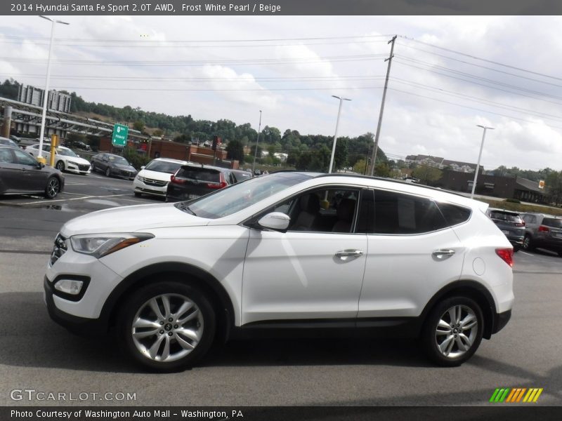  2014 Santa Fe Sport 2.0T AWD Frost White Pearl