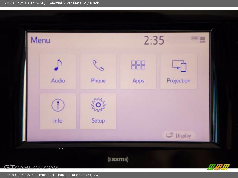 Celestial Silver Metallic / Black 2020 Toyota Camry SE