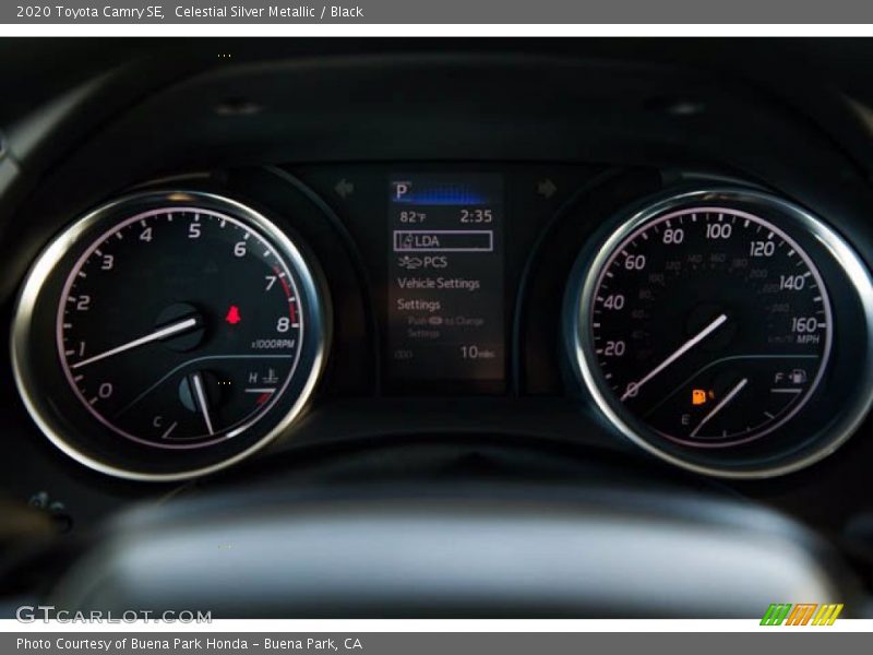 Celestial Silver Metallic / Black 2020 Toyota Camry SE