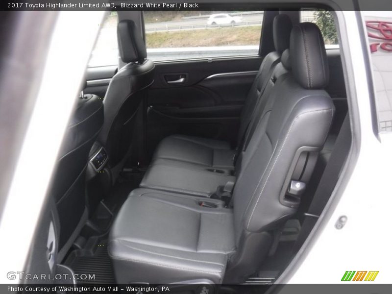Blizzard White Pearl / Black 2017 Toyota Highlander Limited AWD