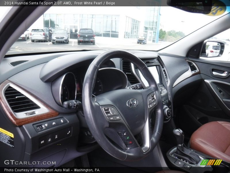 Dashboard of 2014 Santa Fe Sport 2.0T AWD