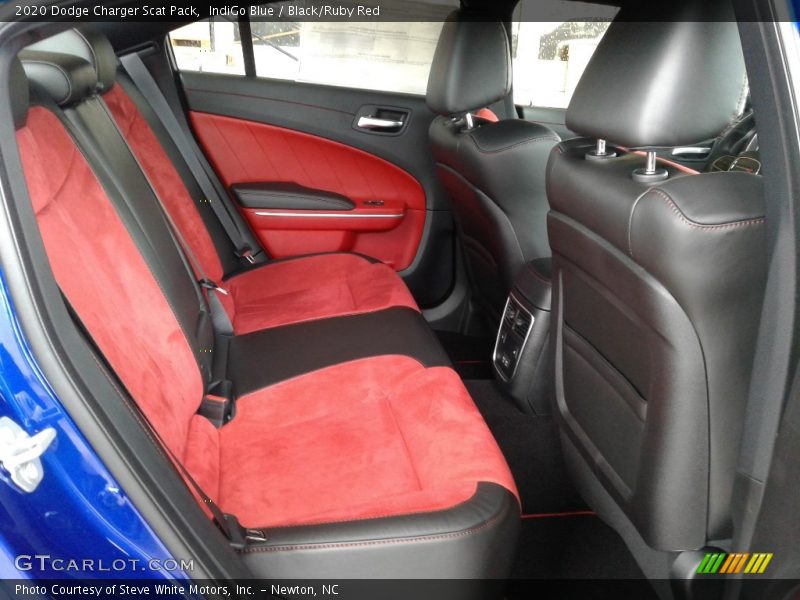 IndiGo Blue / Black/Ruby Red 2020 Dodge Charger Scat Pack