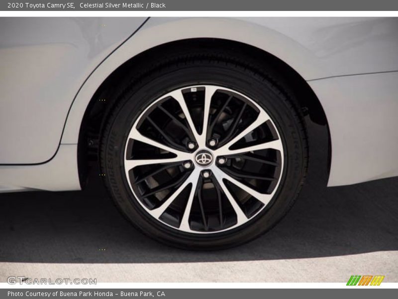 Celestial Silver Metallic / Black 2020 Toyota Camry SE