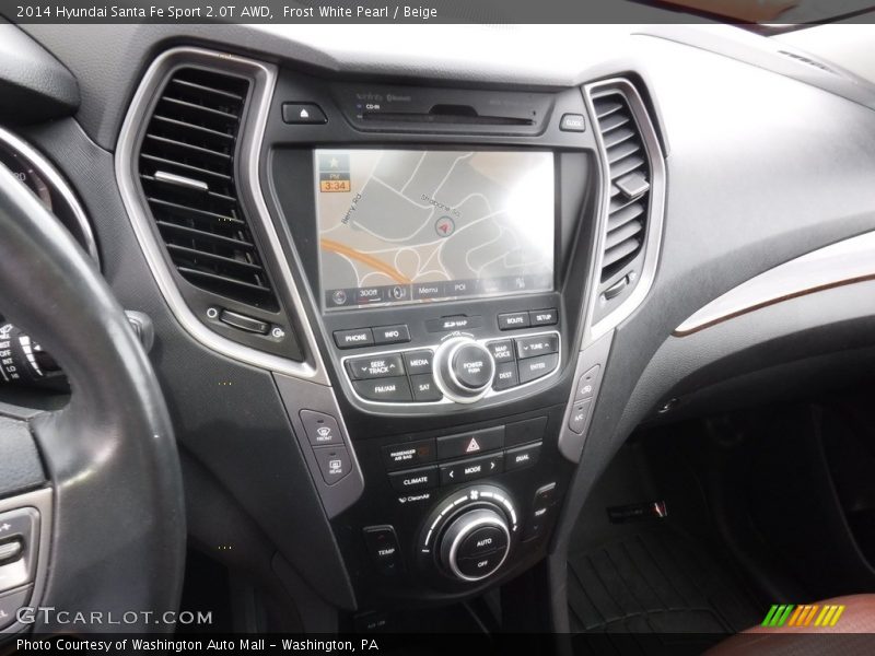 Controls of 2014 Santa Fe Sport 2.0T AWD
