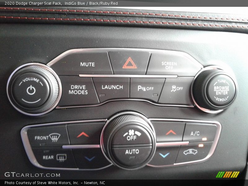 IndiGo Blue / Black/Ruby Red 2020 Dodge Charger Scat Pack