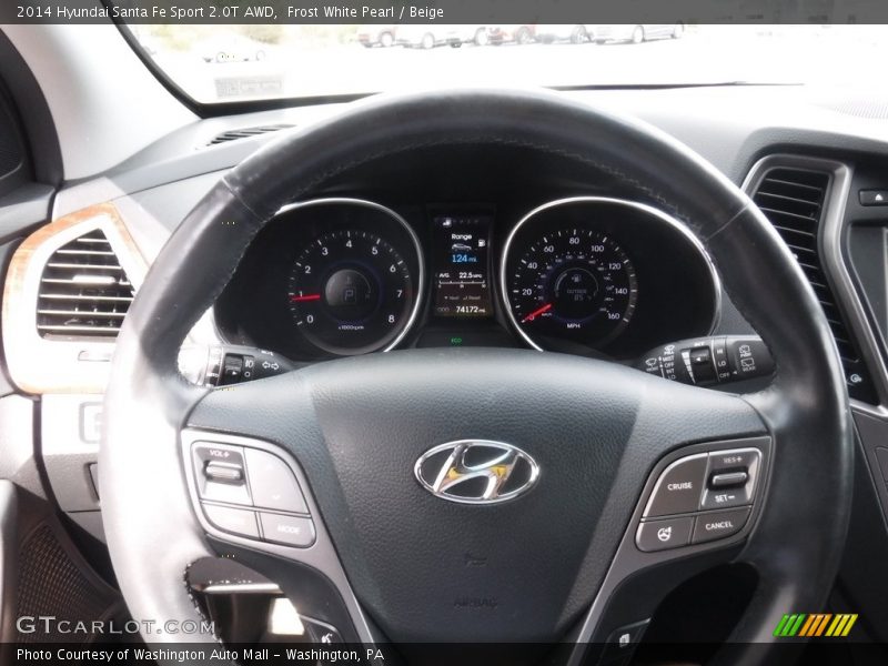  2014 Santa Fe Sport 2.0T AWD Steering Wheel